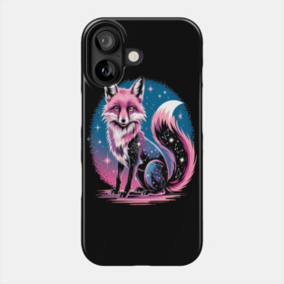 Cosmic Fox Illustration Phone Case