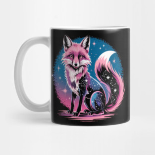 Cosmic Fox Illustration Mug