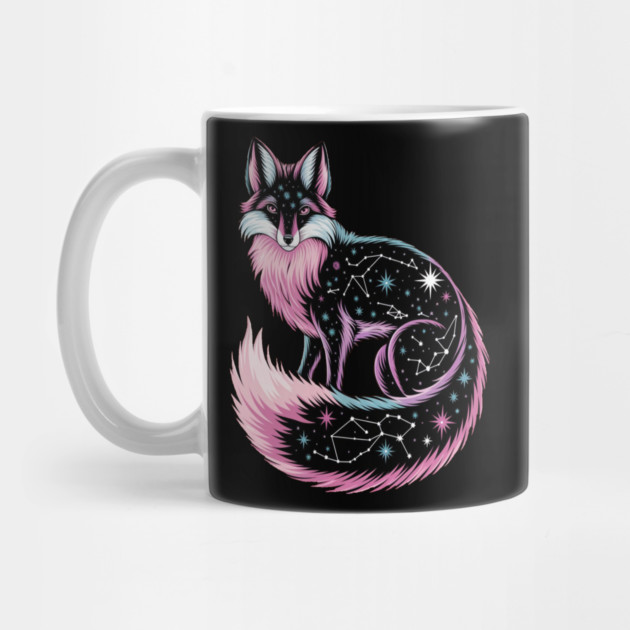 Cosmic Pink Fox illustration by BirdsnStuff