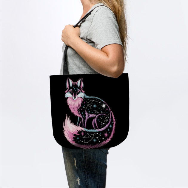 Cosmic Pink Fox illustration by BirdsnStuff