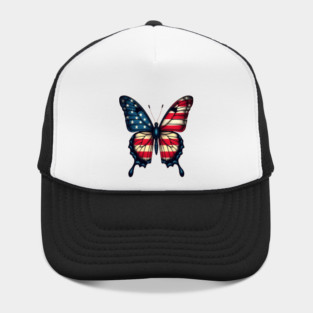 Patriotic Butterfly Hat