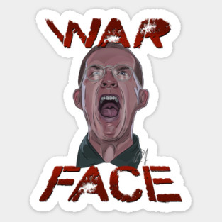 Full Metal Jacket: War Face Sticker