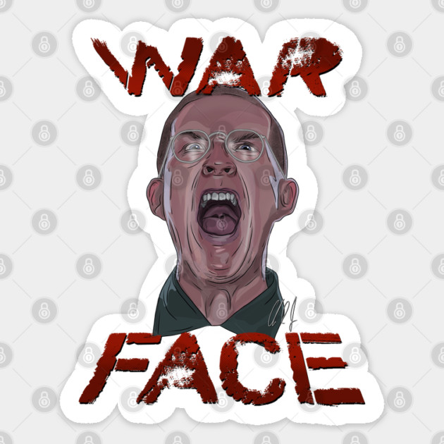 Full Metal Jacket: War Face Sticker by 51Deesigns