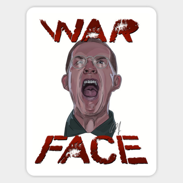 Full Metal Jacket: War Face Magnet by 51Deesigns