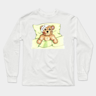Get Well Bear Long Sleeve T-Shirt