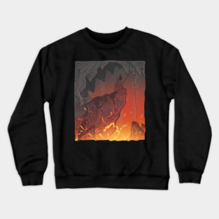 Ringwraith fishing Crewneck Sweatshirt