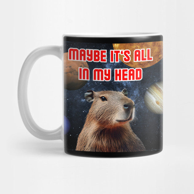Capybara Dream - Funny & Cute - Galaxy & Space by TuncGK