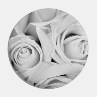 White Roses For The Bride Pin