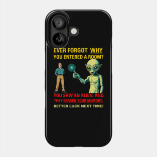 Alien Encounter - Dark Edition - Spooky & Uncanny Phone Case
