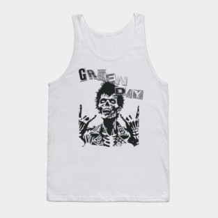 Green Billie Joe Zombie Tank Top