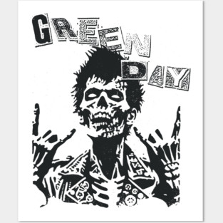 Green Billie Joe Zombie Posters and Art