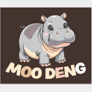 Moo-Deng Posters and Art
