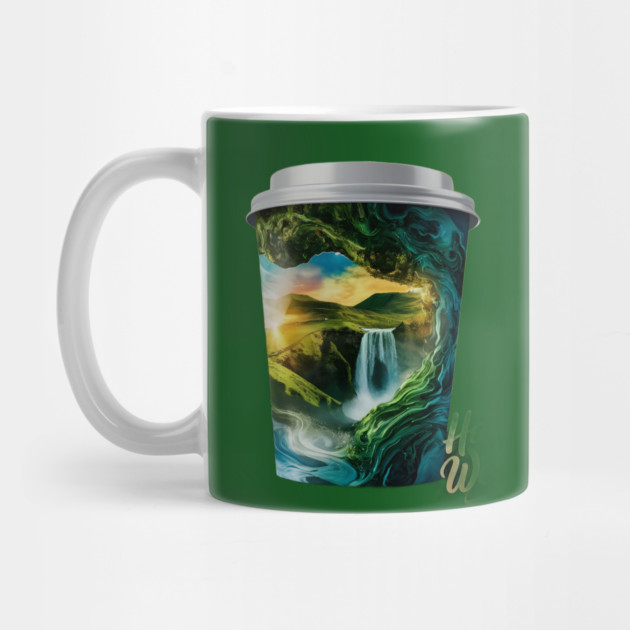 Coffee Cup with an Intriguing and Artistic Design. Let’s Delve into the Details by animegirlnft