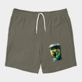 Coffee Cup with an Intriguing and Artistic Design. Let’s Delve into the Details Shorts