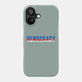 American Democracy Landscape Phone Case