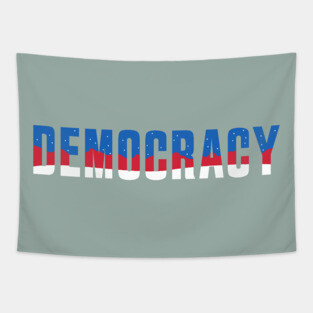 American Democracy Landscape Tapestry