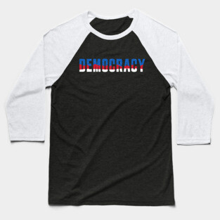American Democracy Landscape Baseball T-Shirt