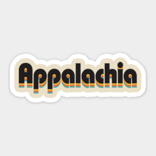 Appalachia Retro Sticker