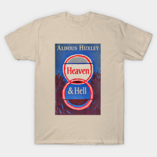 Aldous Huxley / Heaven & Hell Vintage Book Cover T-Shirt