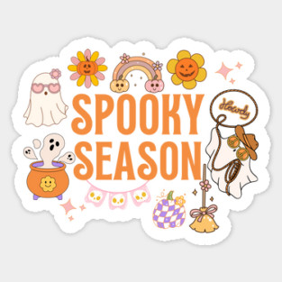 Groovy Spooky Season Halloween Sticker