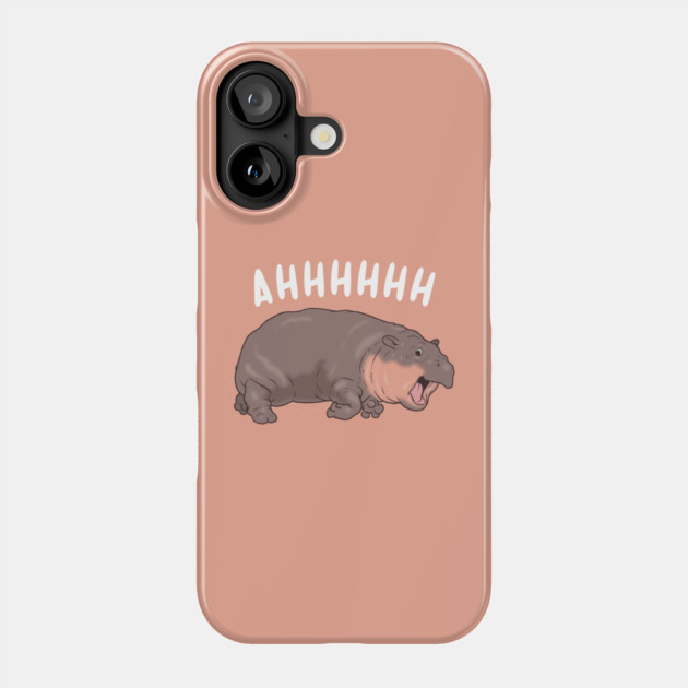 Moo Deng Hippo Phone Case by GoshWow®