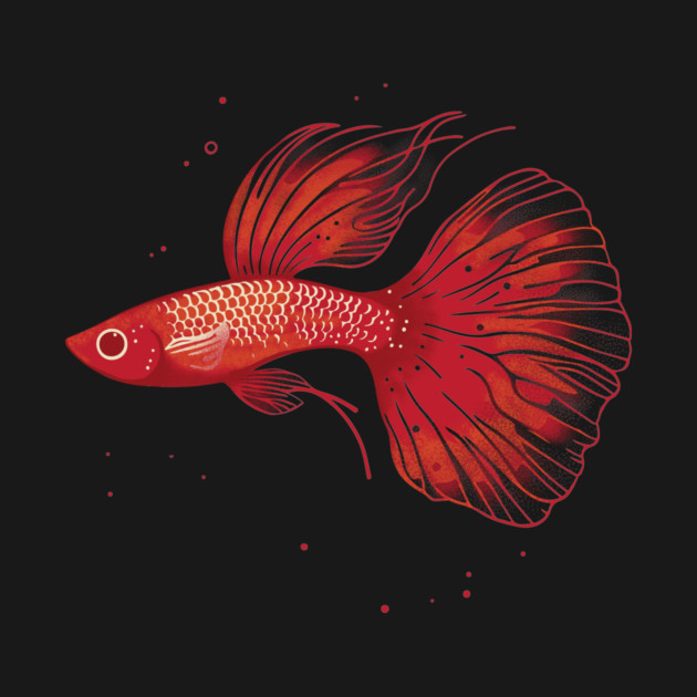 Red Moscow Guppy by CreativeSage