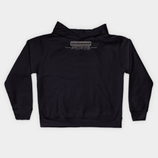 HSDF LOGO BLACK Kids Hoodie