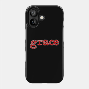 GRACE LOGO RED Phone Case
