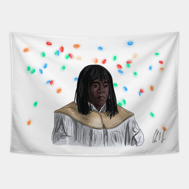 Boogie Nights: Buck's Totally Original Look Tapestry by 51Deesigns