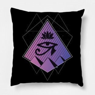 Ancient Egypt Beautiful pyramids abstract Pillow