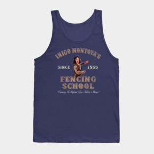 Inigo Montoya Fencing School Dks Worn Tank Top