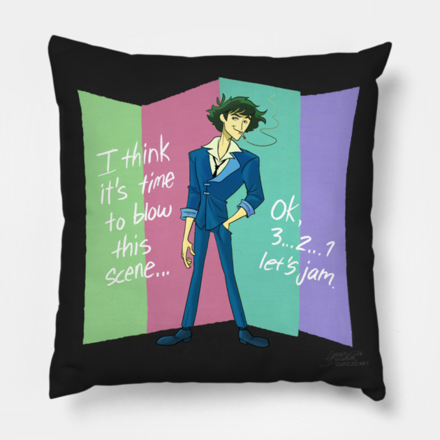 See You, Space Cowboy Pillow by JoTheZette
