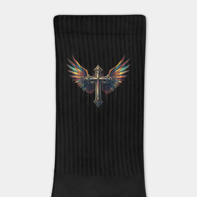 Cross and Wings by UrbanLifeApparel
