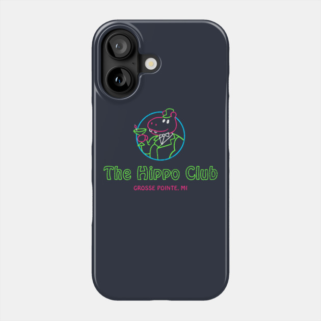 Grosse Pointe Blank Hippo Club T-Shirt Phone Case by dumbshirts