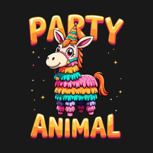 Party Animal Piñata Birthday Celebration Fun T-Shirt