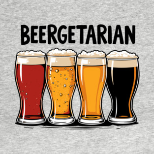 Beergetarian Funny Beer Lover Humor Pun T-Shirt