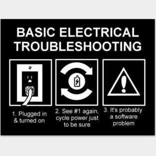Basic Electrical Troubleshooting Posters and Art