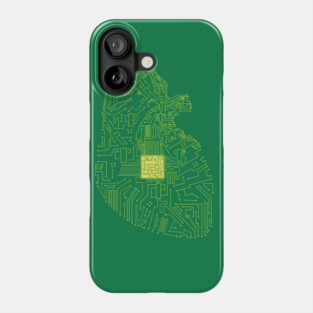 Circuit Heart Phone Case