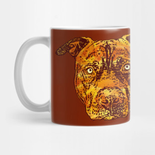 Fire Lava Pit Bull Mug