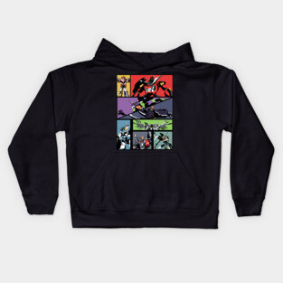 Super Robots Kids Hoodie