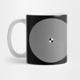 Op Art optical art visual illusion Mug