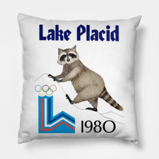 1980 Olympics Lake Placid, New York Pillow