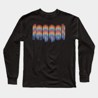 Retro Faggot Long Sleeve T-Shirt