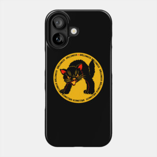 Halloween black cat Phone Case