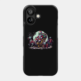 Zombie Santa Christmas Phone Case