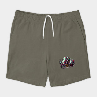 Zombie Santa Christmas Shorts