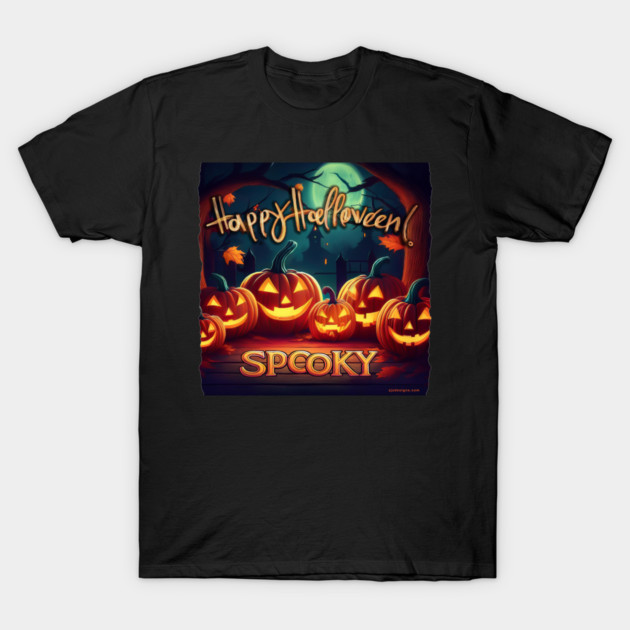 Spooky Halloween T-Shirt by zjz