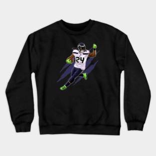 Marshawn Beast #24 Claw Crewneck Sweatshirt