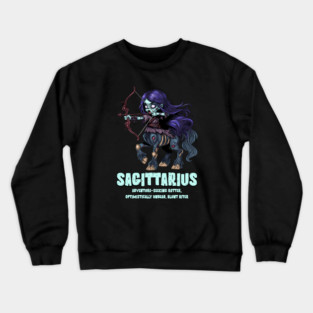 Sagittarius Zombie Crewneck Sweatshirt