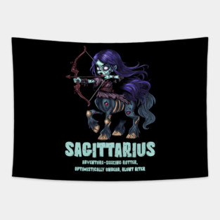 Sagittarius Zombie Tapestry